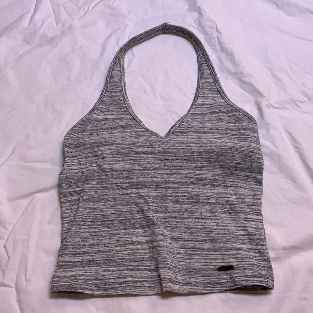 Cropped halter top